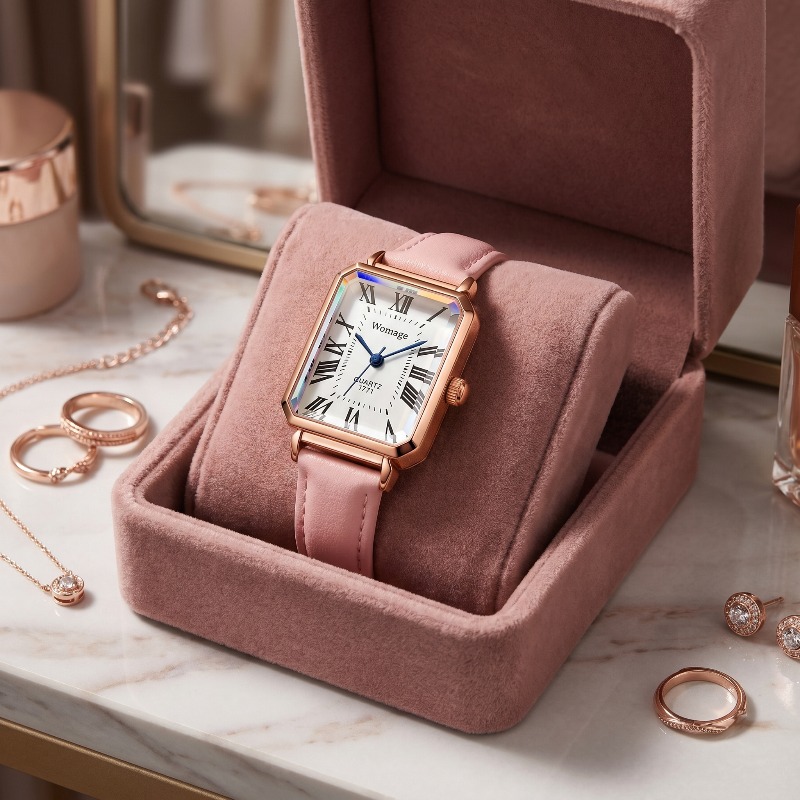 Luxury Watch For Girls - Fashion Rectangle Quartz Watches for Women
