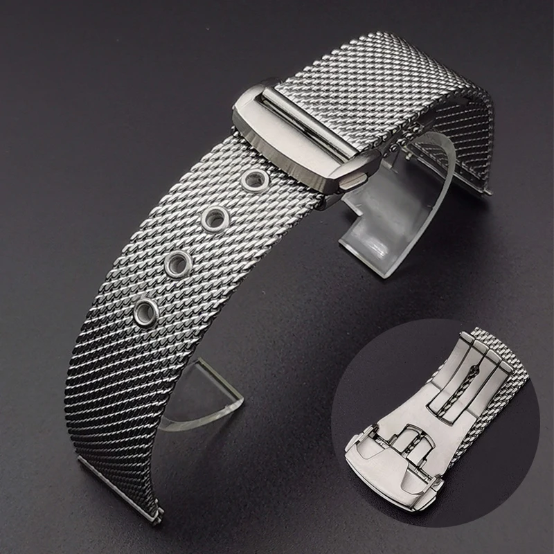 Omega Watch Seamaster - Stainless Steel Strap 20mm 22mm for