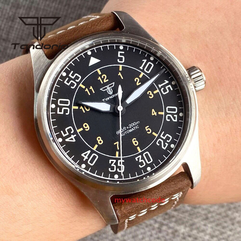 Tandorio CUSN8 Bronze/Stainles - Automatic Pilot Watch ulasan dan harga