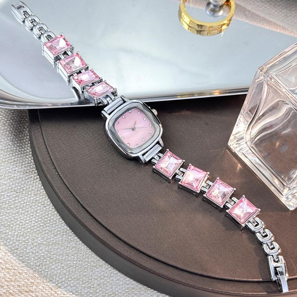 Sparkling Bracelet Watch Squar - Luxury Watch Ladies ulasan dan harga