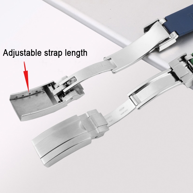 For Rolex 20mm Silicone Watch  - Luxury Watch Green Dial ulasan dan harga