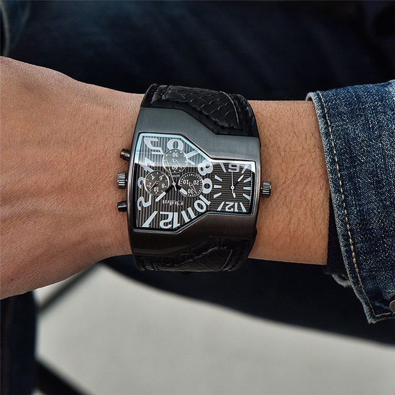 Oulm HP1220 Quartz Watch Male  - Luxury Watch Manufacturers ulasan dan harga
