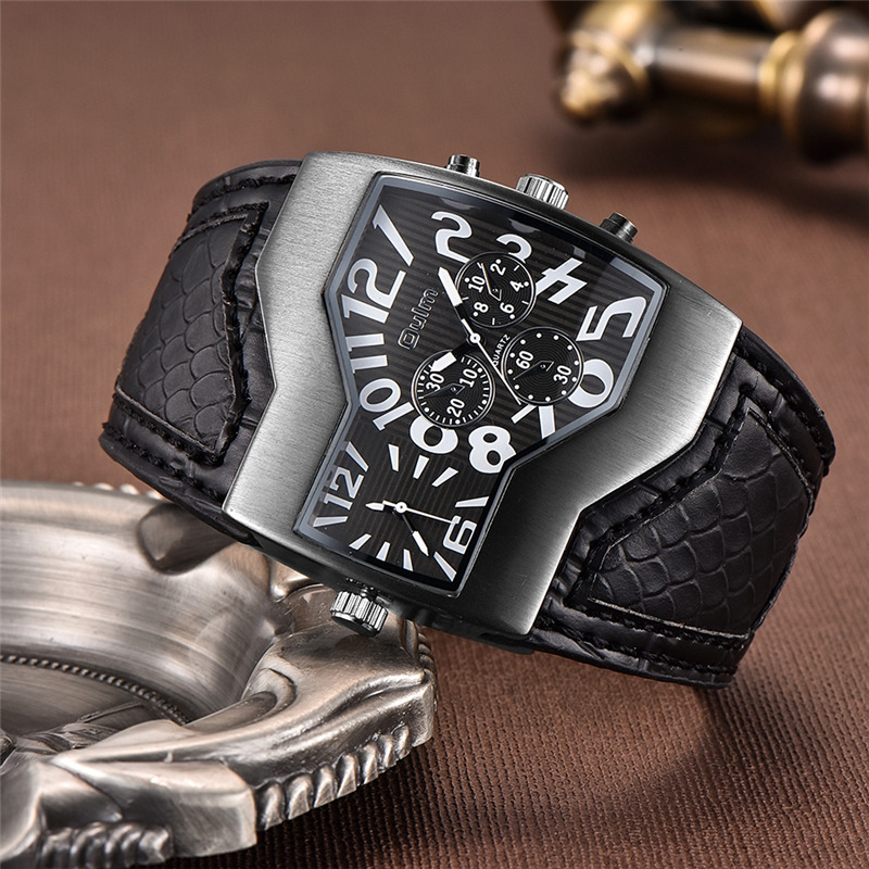 Oulm HP1220 Quartz Watch Male  - Luxury Watch Manufacturers ulasan dan harga