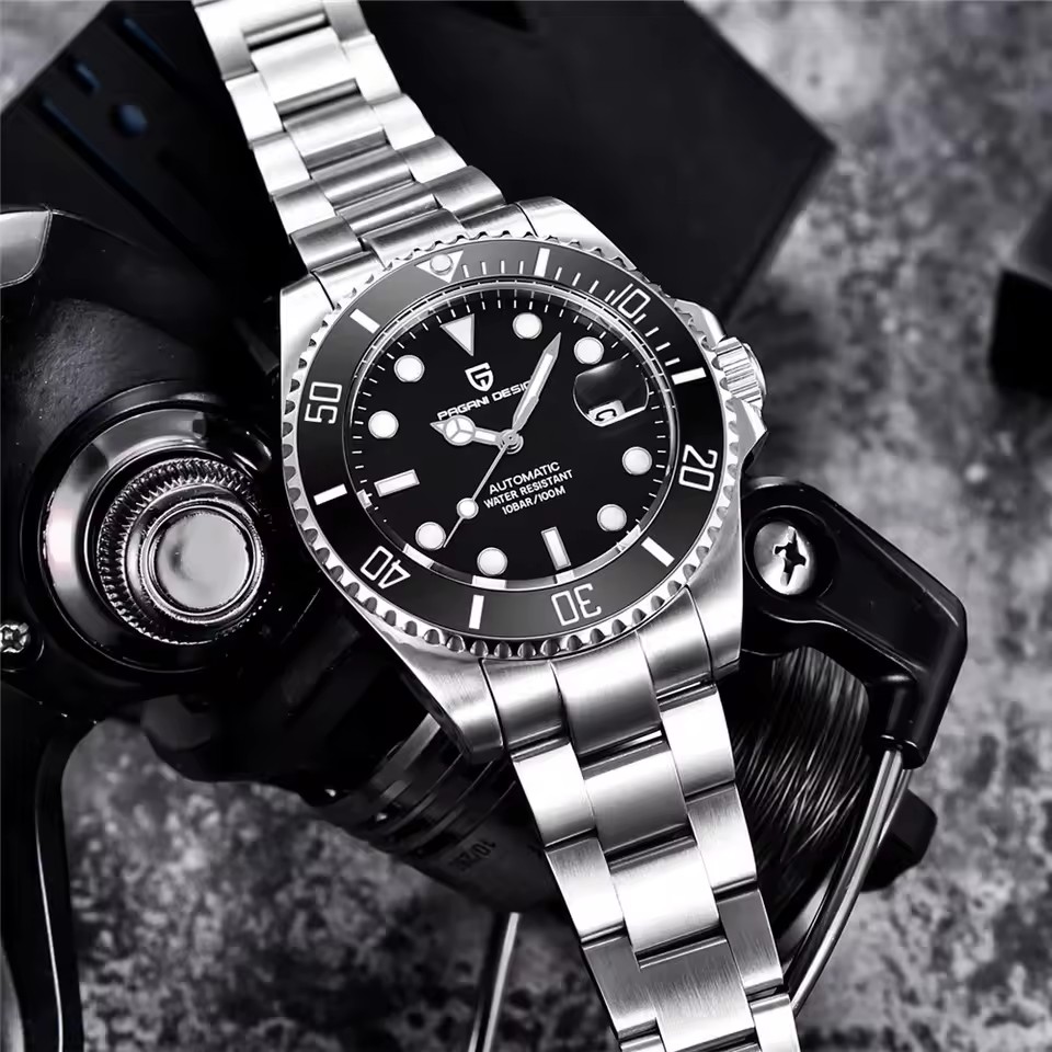 PAGANI DESIGN Mechanical Ceram - Rolex Watch Submariner ulasan dan harga