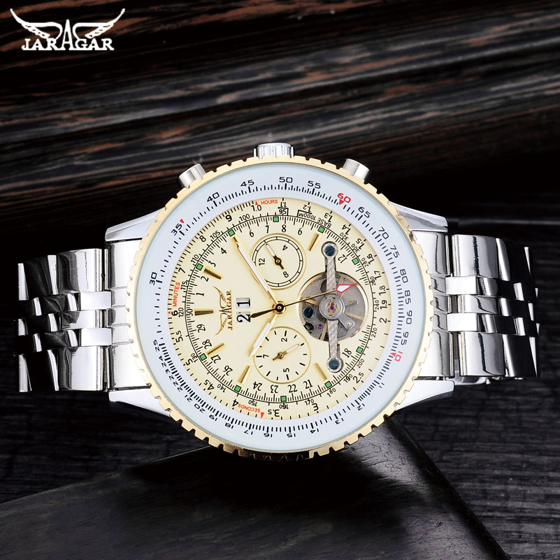 JARAGAR Mens Watches Luxury St - Automatic Pilot Watch ulasan dan harga
