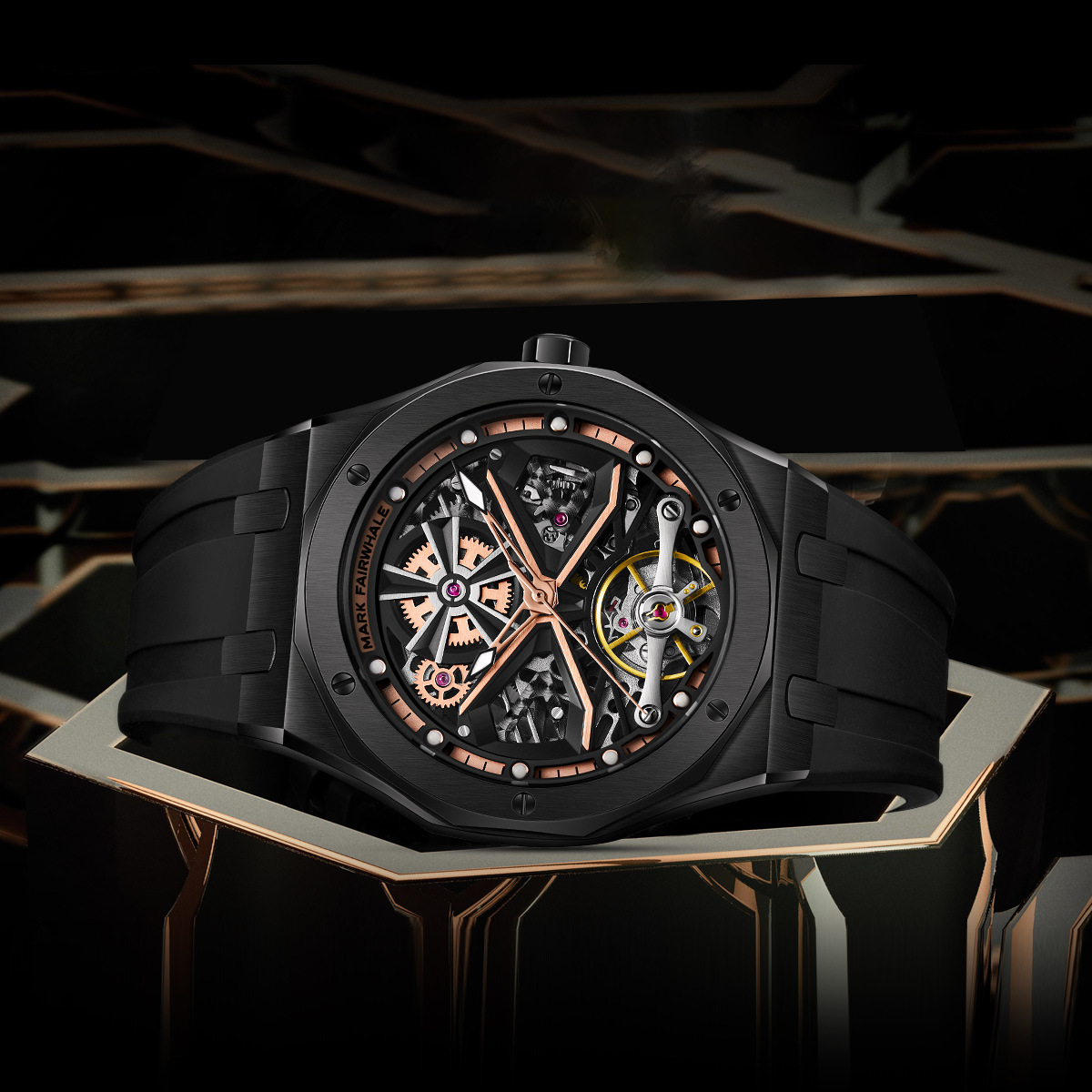 Mark Fairwhal Fashion Tourbill - Automatic Pilot Watch ulasan dan harga