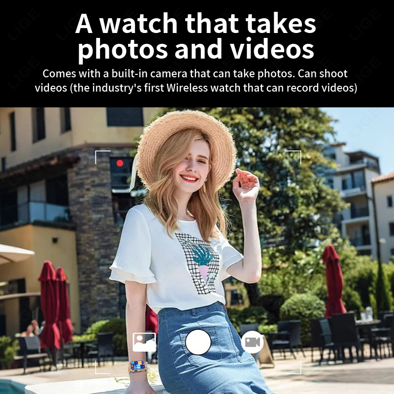 New Smart Watch with Camera Ta - Luxury Watch Photo ulasan dan harga