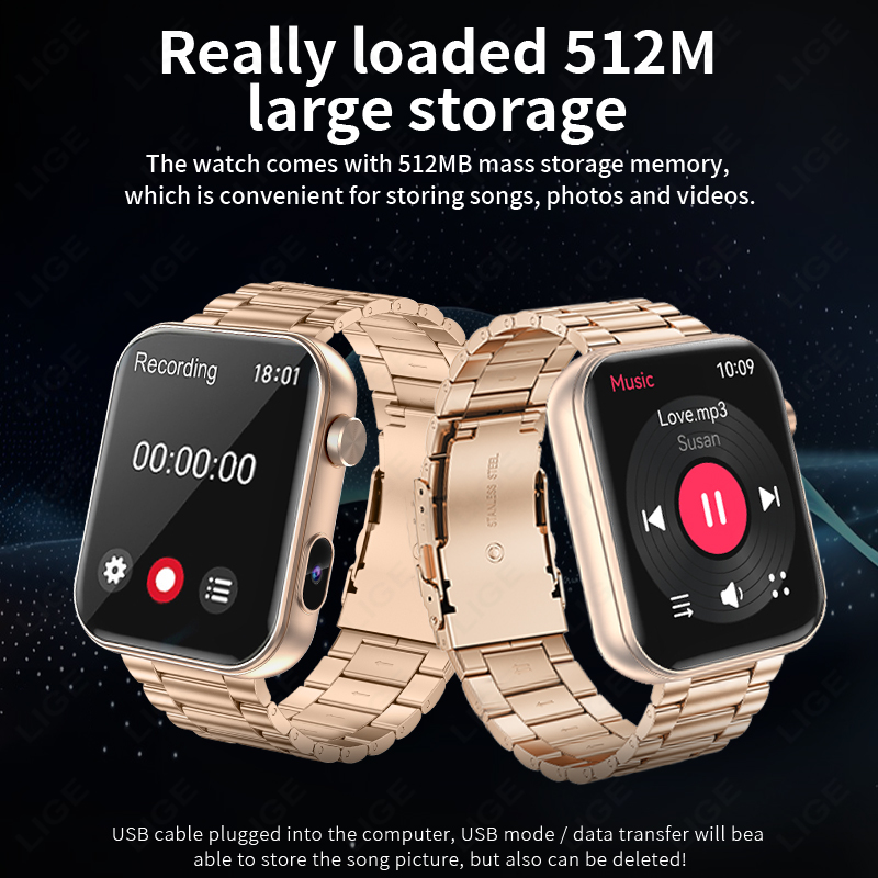 New Smart Watch with Camera Ta - Luxury Watch Photo ulasan dan harga