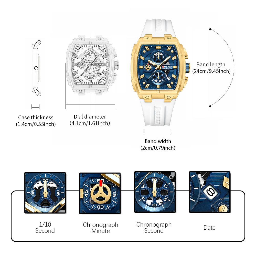 CURREN Luxury Vintage Watch fo - Luxury Watch Uk ulasan dan harga