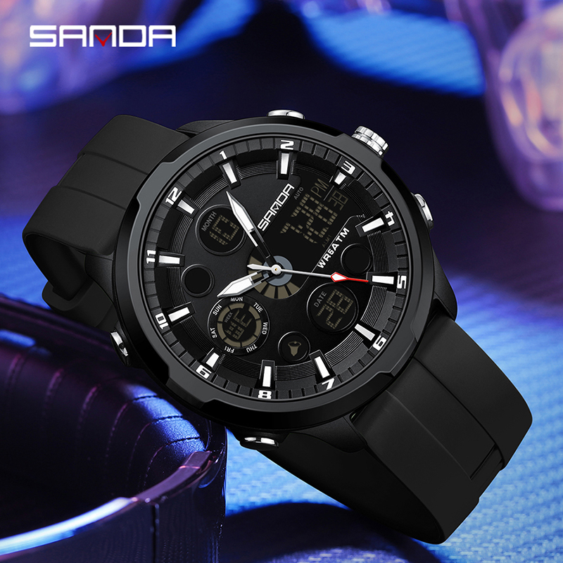 SANDA 9053 G‑Style Men's Milit - Luxury Watch G Shock ulasan dan harga
