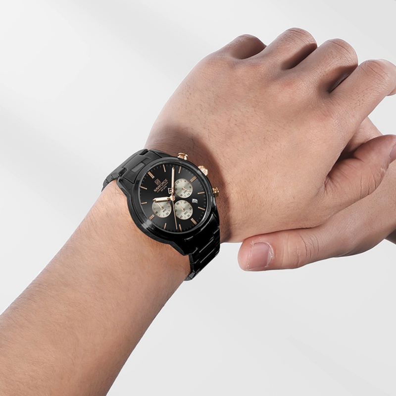 NAVIFORCE Men Quartz Chronogra - Luxury Watch Unique ulasan dan harga