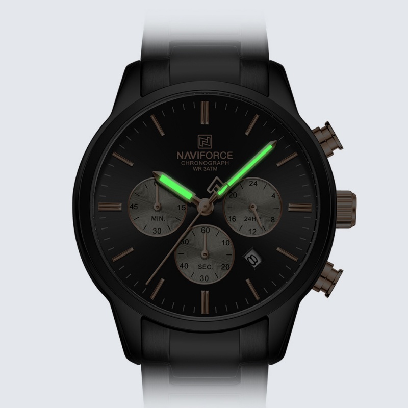 NAVIFORCE Men Quartz Chronogra - Luxury Watch Unique ulasan dan harga