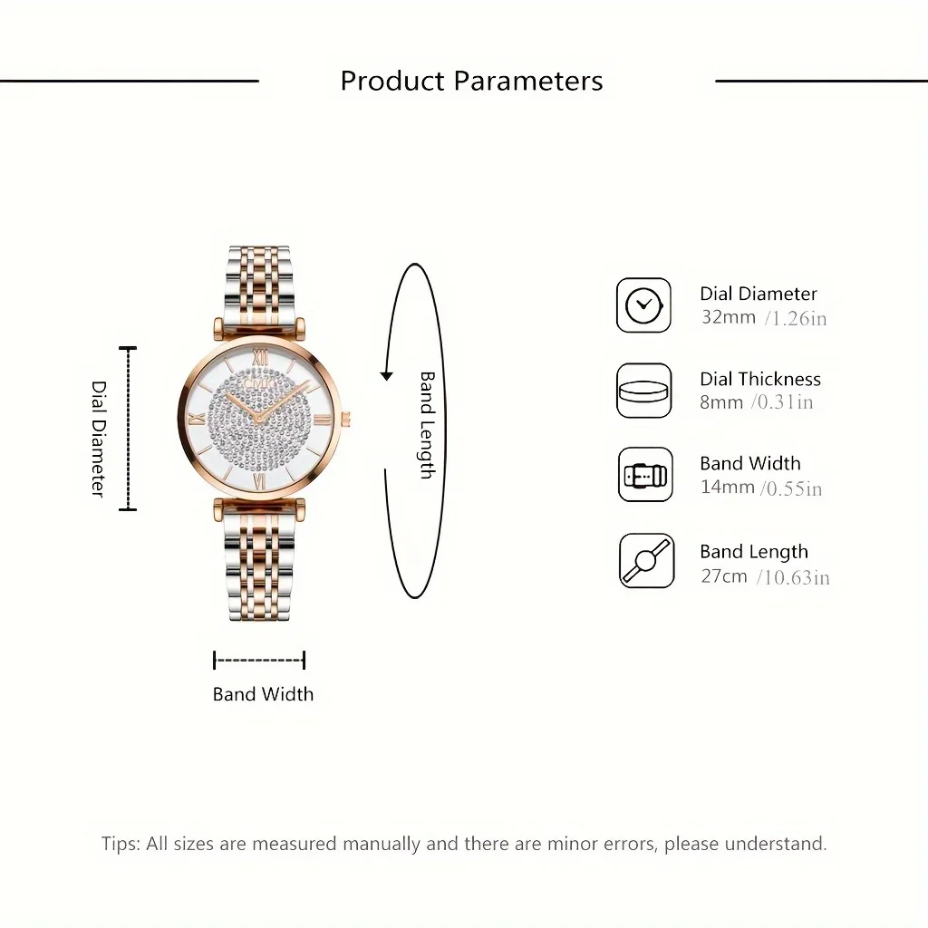 Luxurious Vintage Roman Numera - Luxury Watch For Girls ulasan dan harga