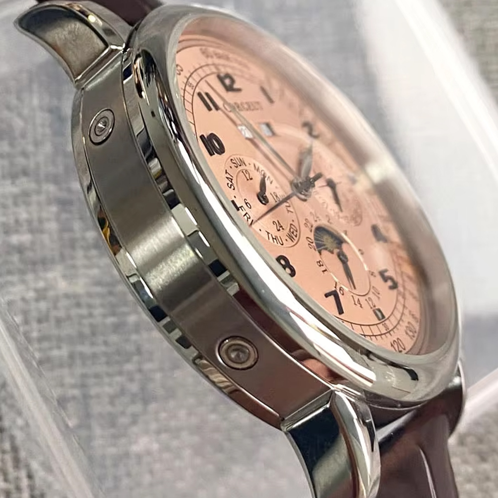 Men ST1655 Movement Moon Phase - Automatic Pilot Watch ulasan dan harga