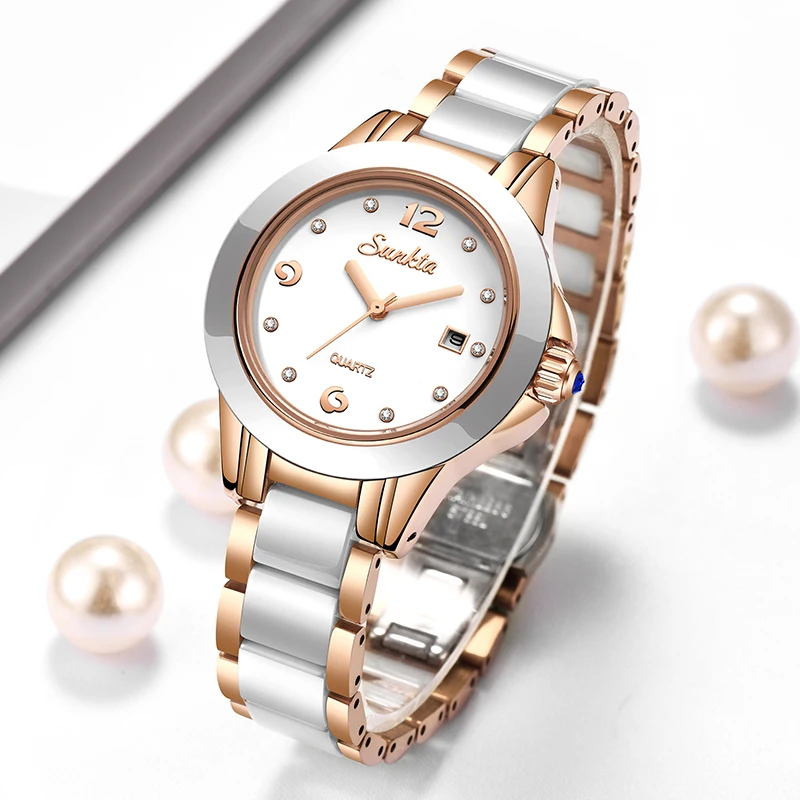Sunkta Fashion Casual Quartz W - Luxury Watch Ladies ulasan dan harga