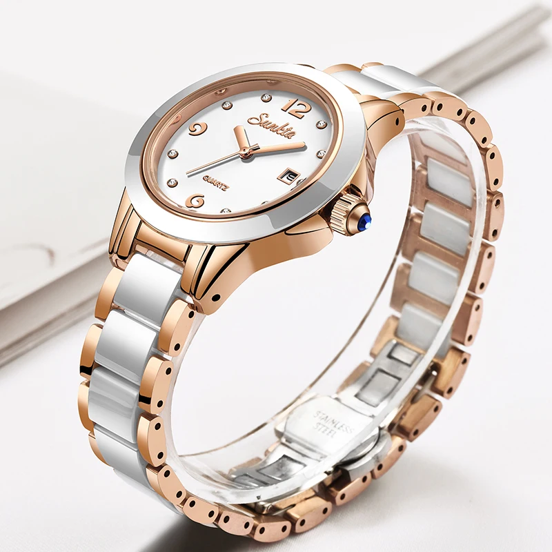 Sunkta Fashion Casual Quartz W - Luxury Watch Ladies ulasan dan harga