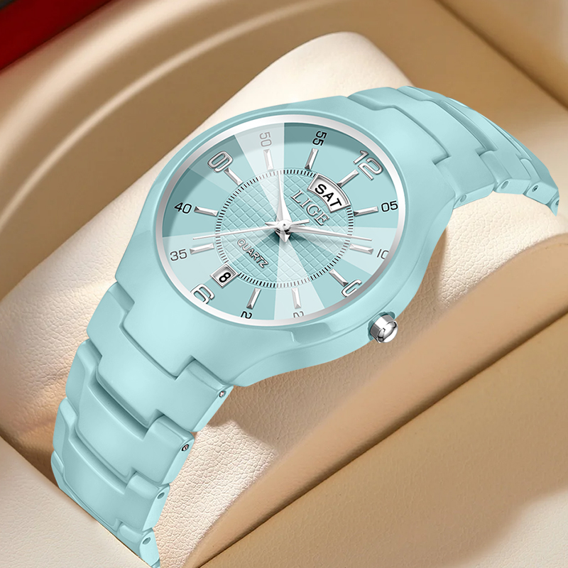LIGE Luxury Elegant Quartz Wom - Luxury Watch Ladies ulasan dan harga