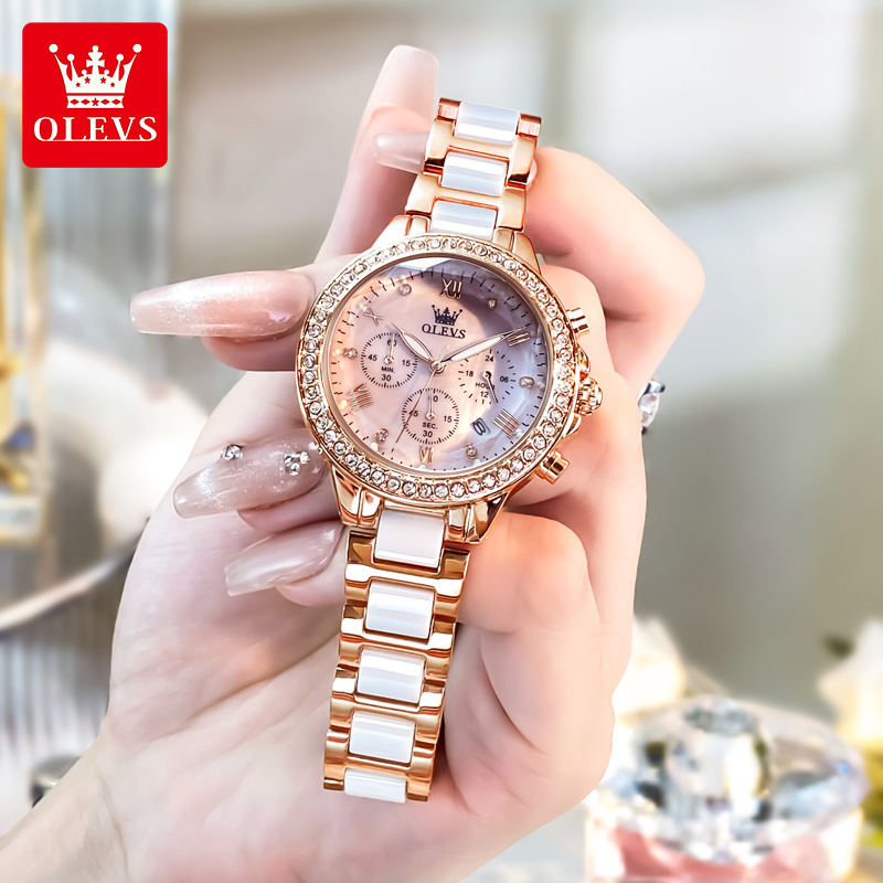 OLEVS 9999 Women Watch Brand O - Luxury Watch Green ulasan dan harga