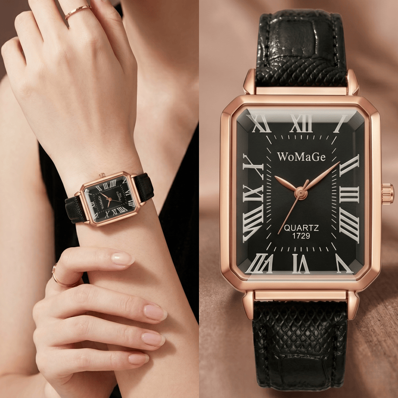 Fashion Rectangle Quartz Watch - Luxury Watch For Girls ulasan dan harga