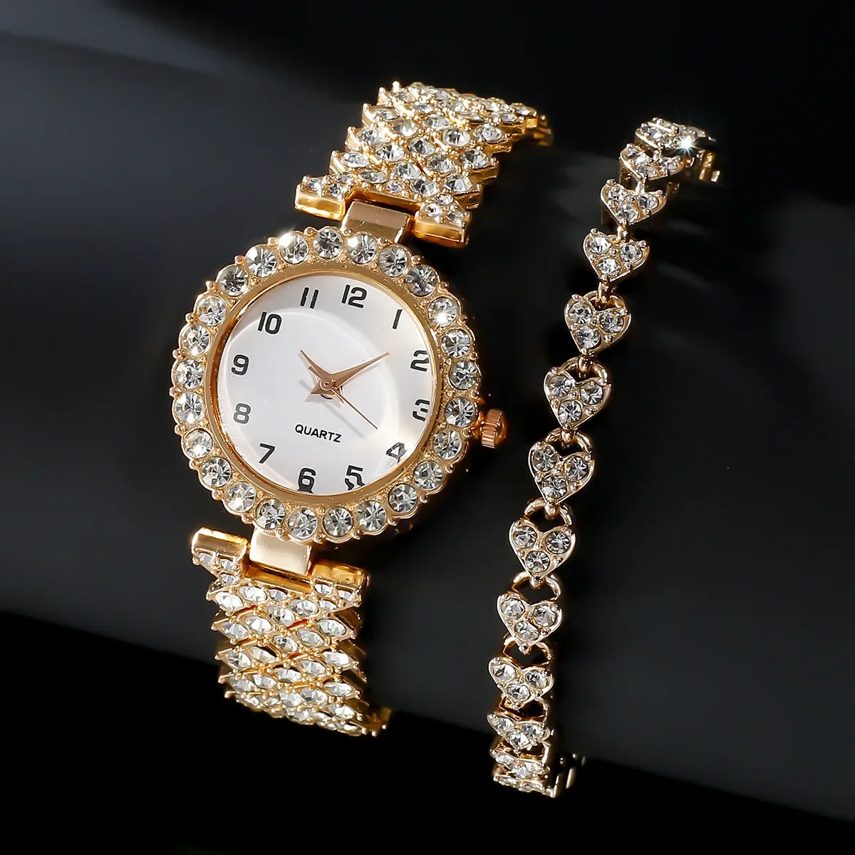 1pcs/2pcs Luxury Fashion Women - Luxury Watch Ladies ulasan dan harga
