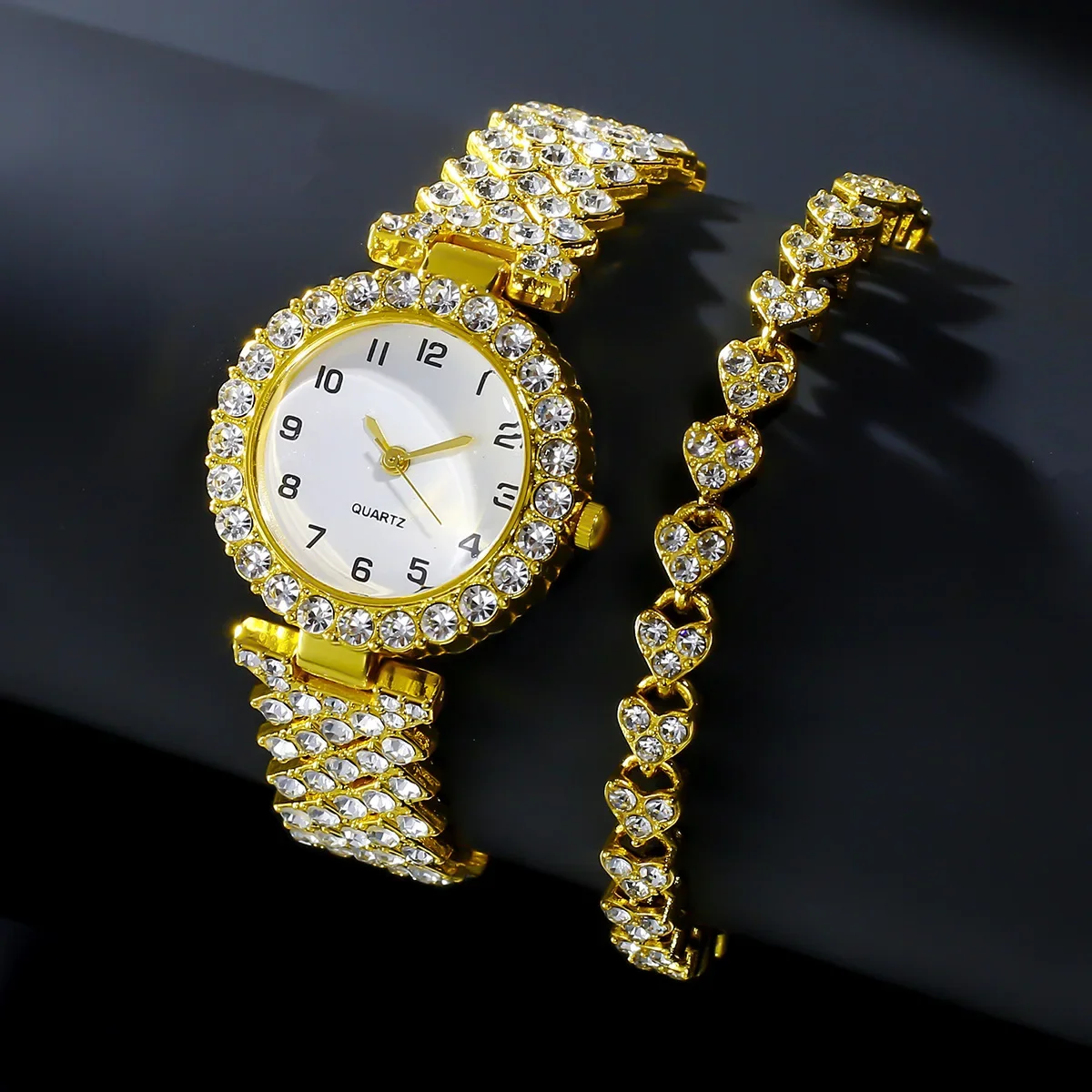 1pcs/2pcs Luxury Fashion Women - Luxury Watch Ladies ulasan dan harga