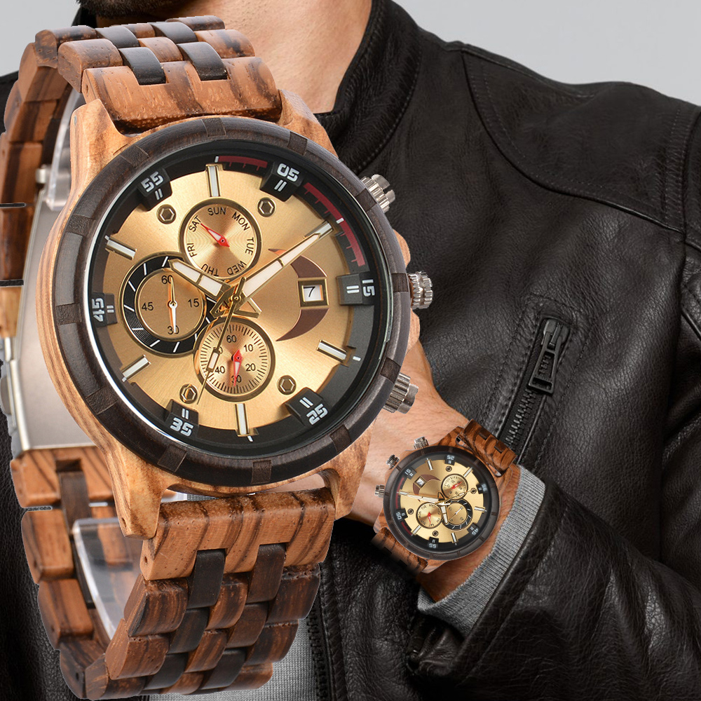 Man's Watches Wooden Watch Str - Luxury Watch Manufacturers ulasan dan harga