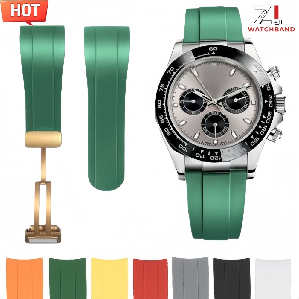 for Rolex 22mm Rubber Strap Su - Rolex Watch Submariner ulasan dan harga