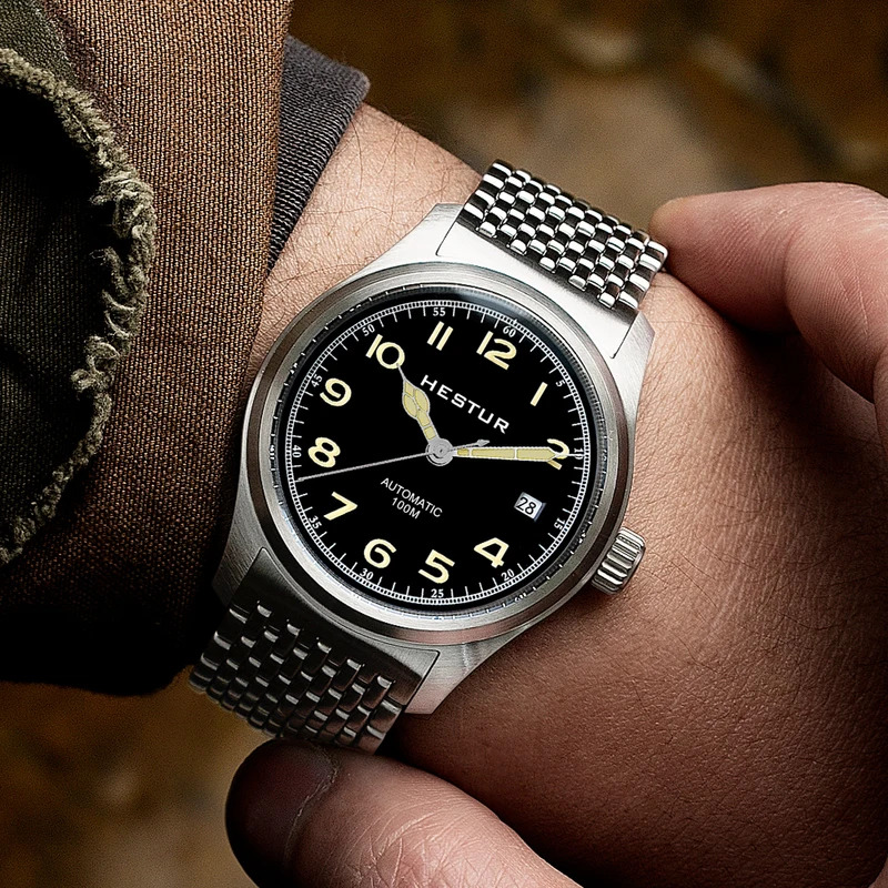 Hestur Automatic Mechanical Wa - Automatic Pilot Watch ulasan dan harga