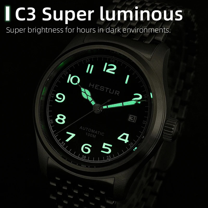 Hestur Automatic Mechanical Wa - Automatic Pilot Watch ulasan dan harga