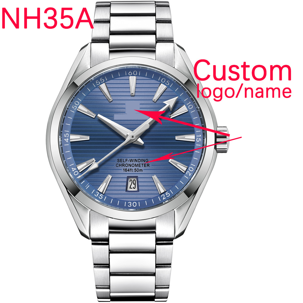 Luxury NH35 Movt Custom Logo 4 - Luxury Watch Uk ulasan dan harga
