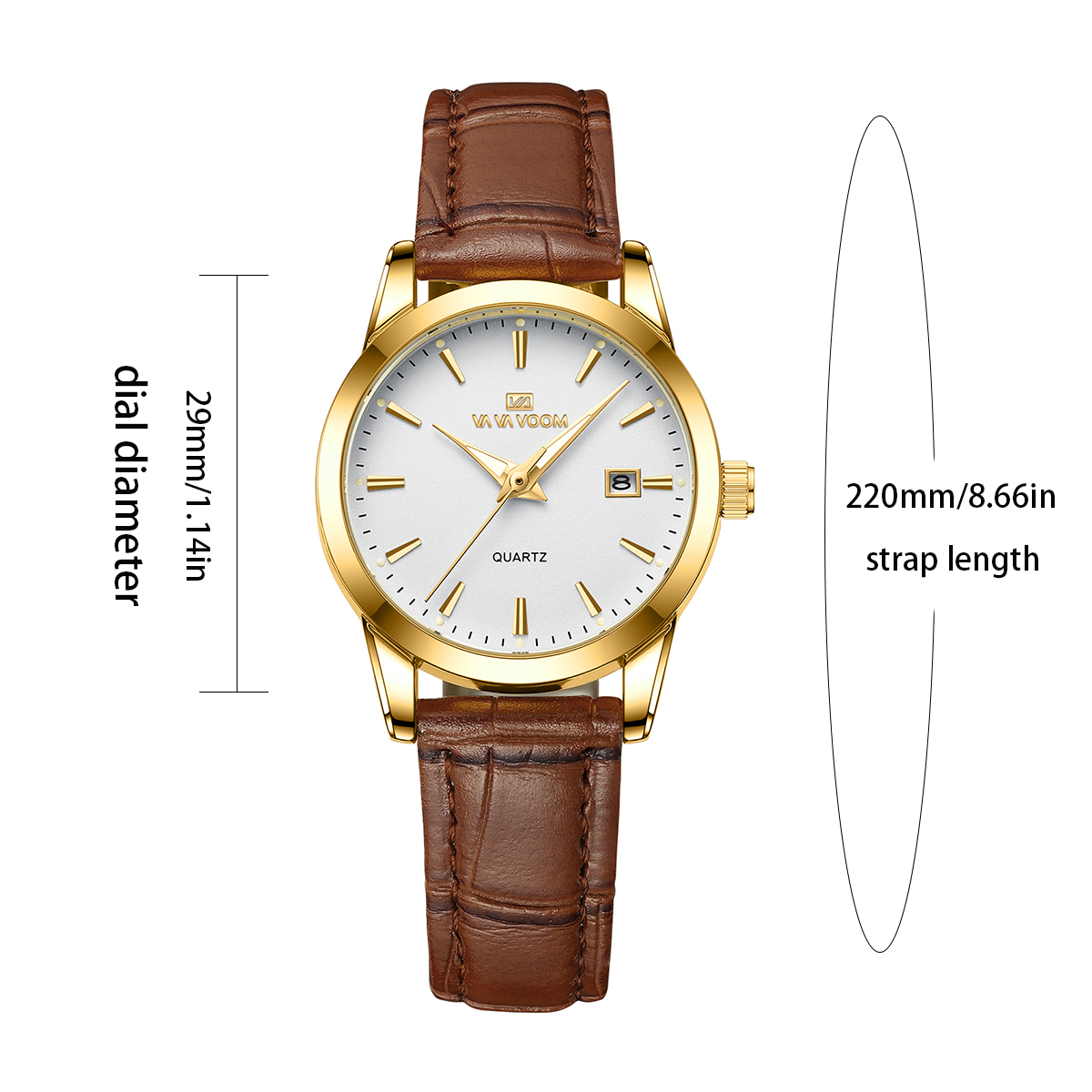 Women Watches Fashion 29mm Min - Perpetual Calendar Watch ulasan dan harga