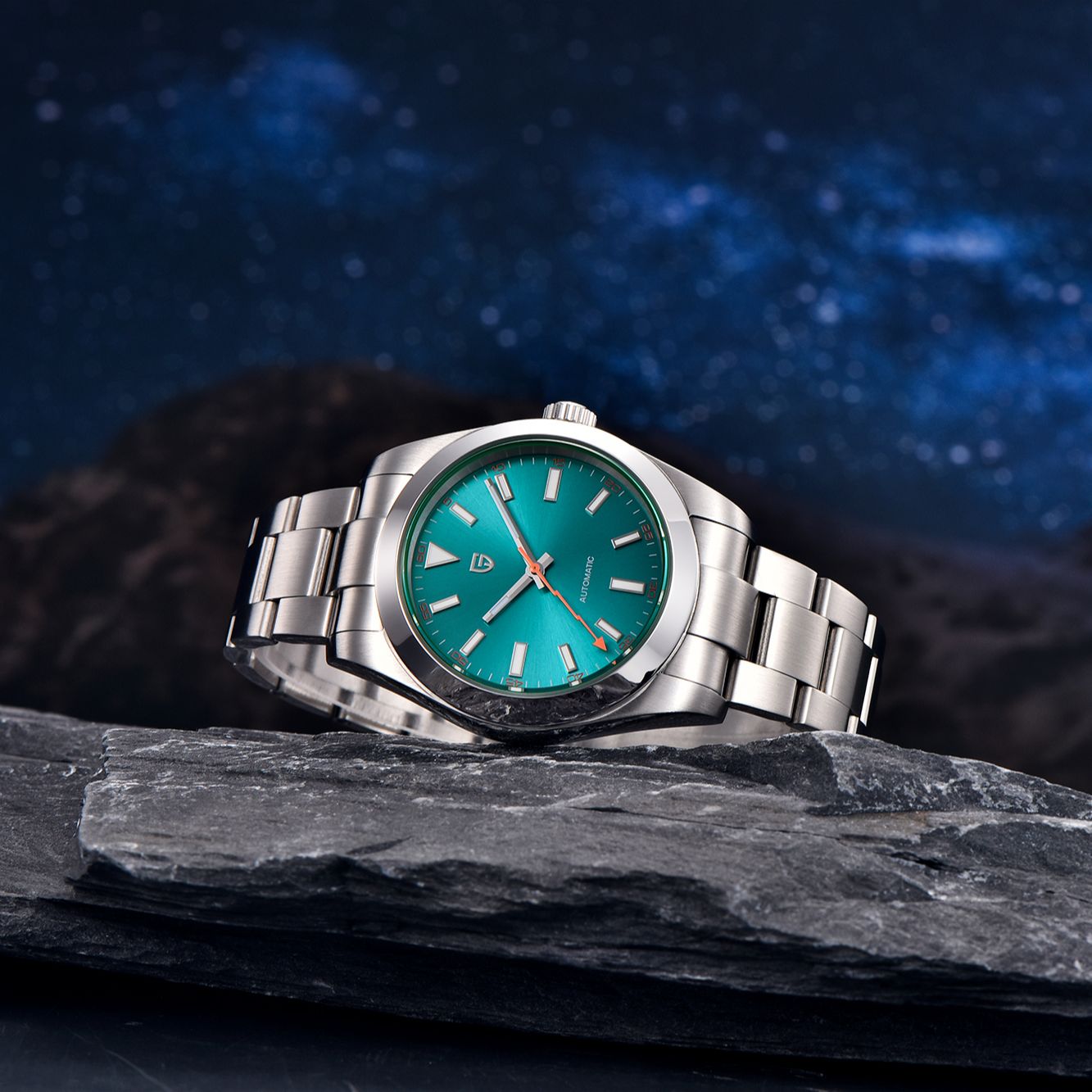 PAGANI DESIGN Green Glass Men' - Luxury Watch Green Dial ulasan dan harga