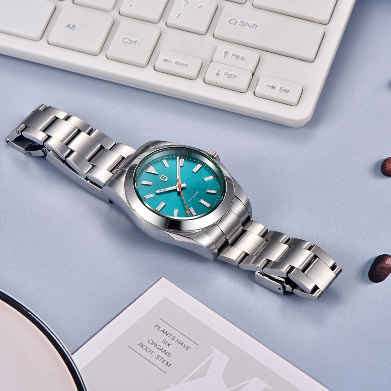 PAGANI DESIGN Green Glass Men' - Luxury Watch Green Dial ulasan dan harga