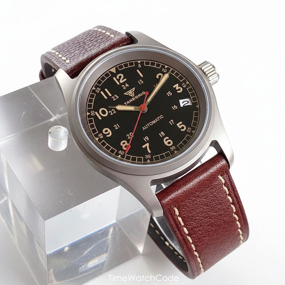 Customized Watch Titanium NH35 - Automatic Pilot Watch ulasan dan harga
