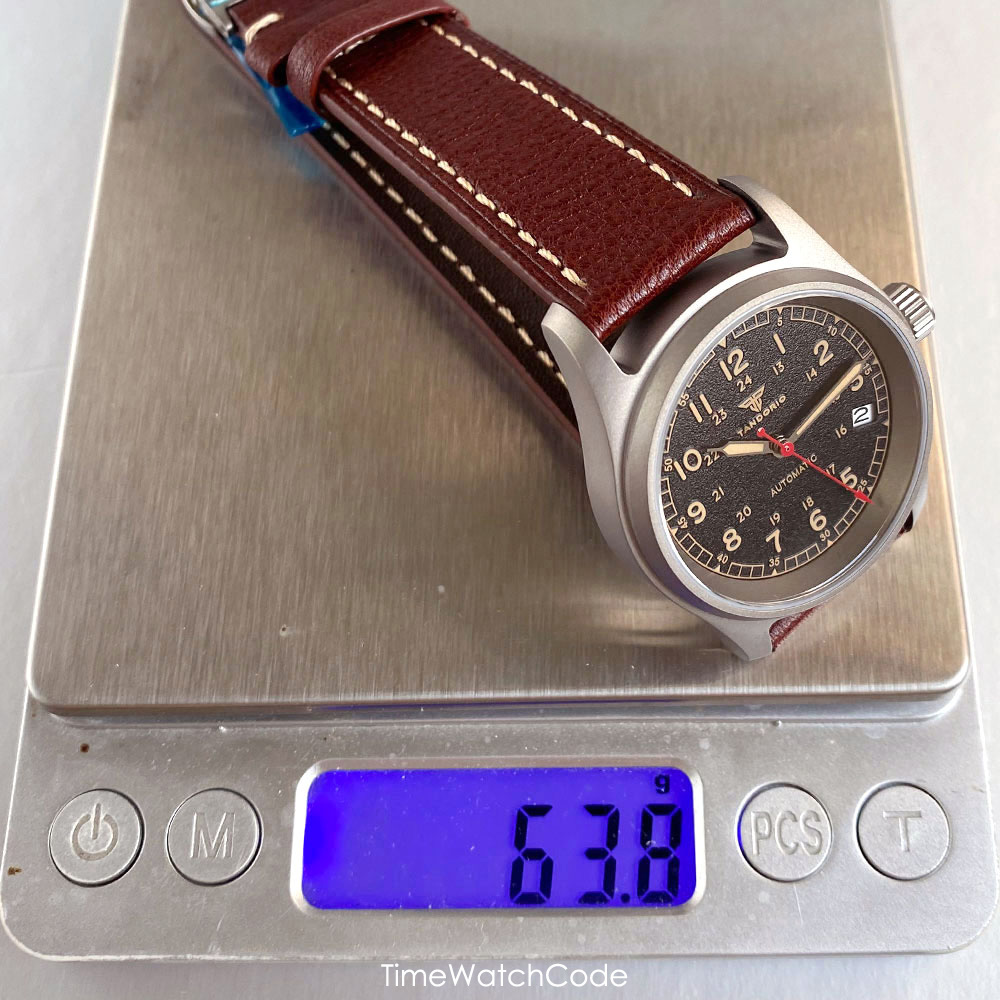 Customized Watch Titanium NH35 - Automatic Pilot Watch ulasan dan harga